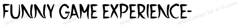 FUNNY GAME EXPERIENCE字体转换